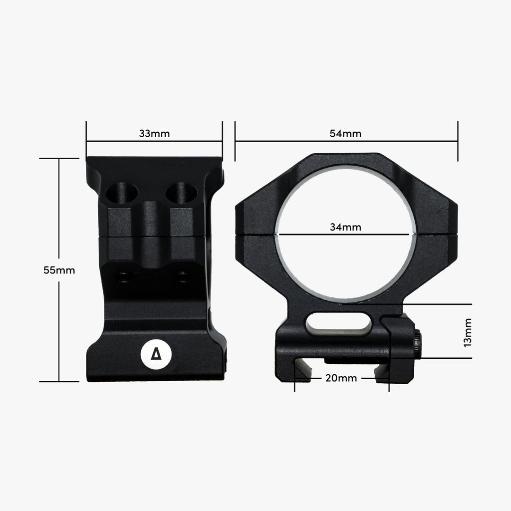 Akra LEGACY 30mm/34mm Precision Rings
