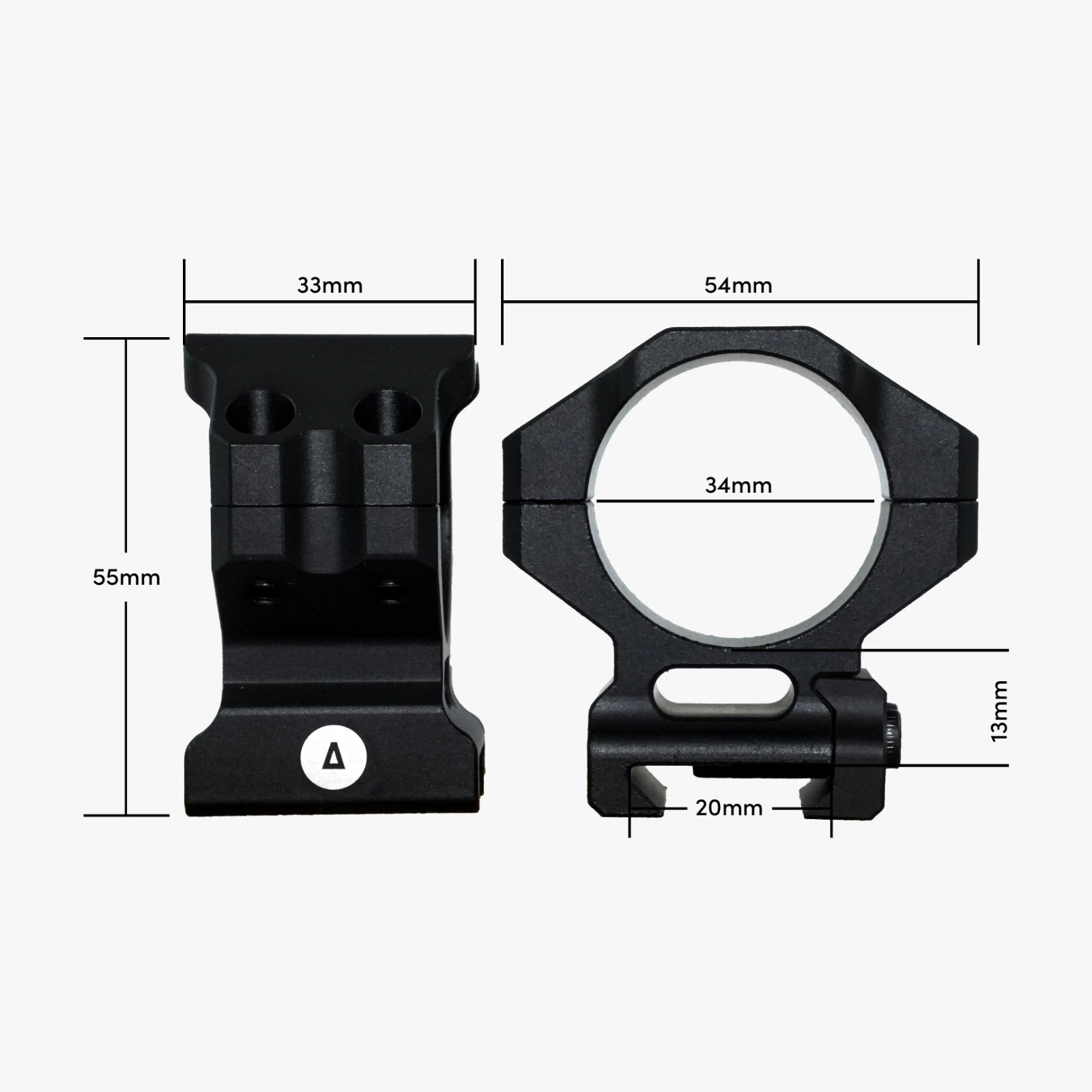 Akra LEGACY 30mm/34mm Precision Rings